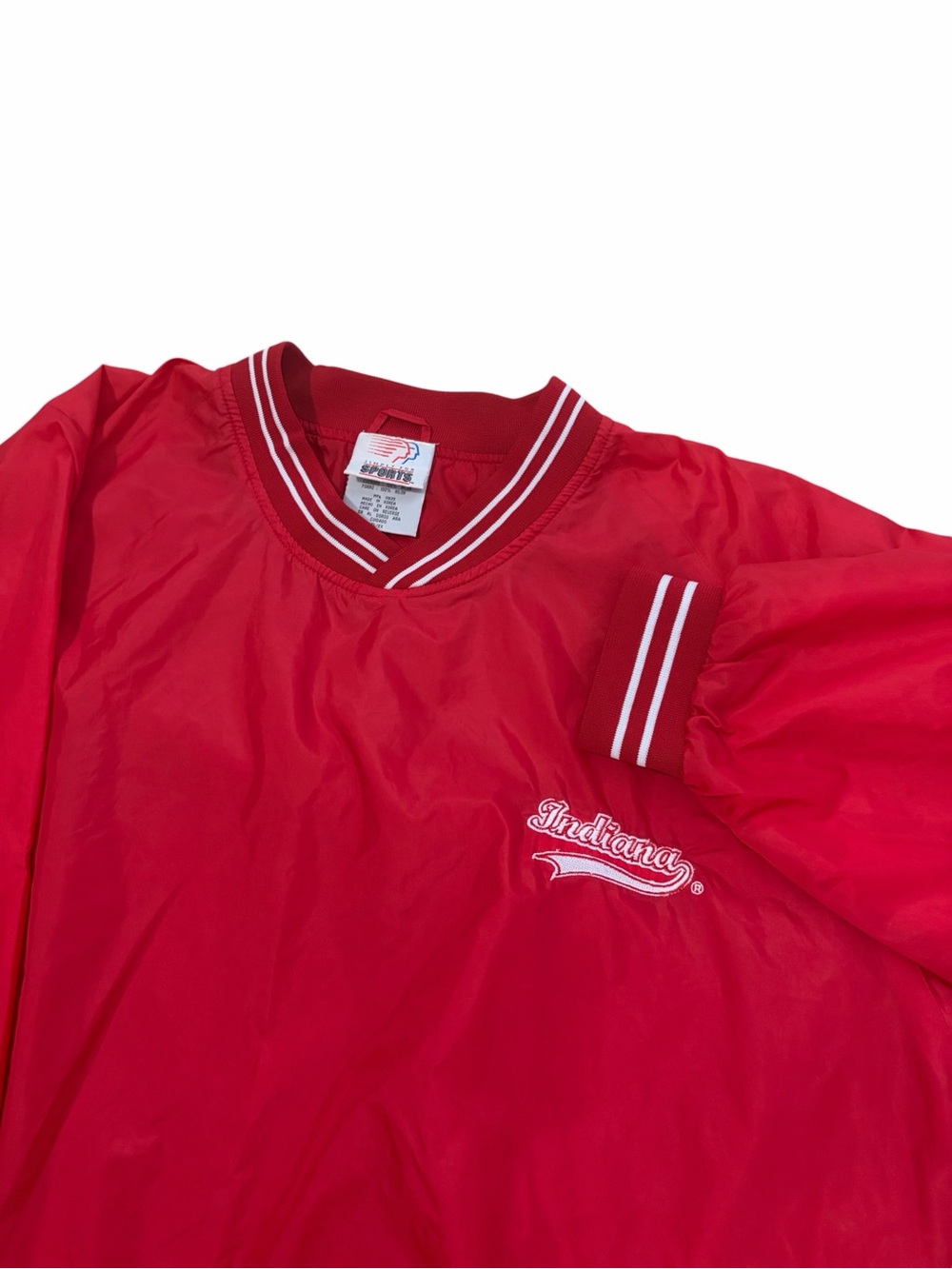VTG Simply For Sports Indiana Hoosiers IU Windbreaker Pullover Adult XL Nylon